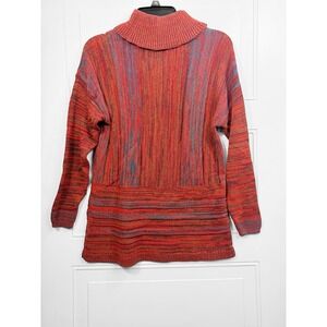 Women's soft surroundings S multicolored long sleeve pullover sweater Fall Color